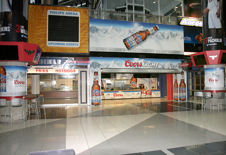 Phillips Arena Coors Light